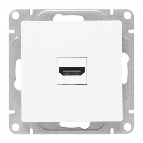 UP1-SOW-HDMI Розетка СП Эпика HDMI механизм бел. EKF  фото 2