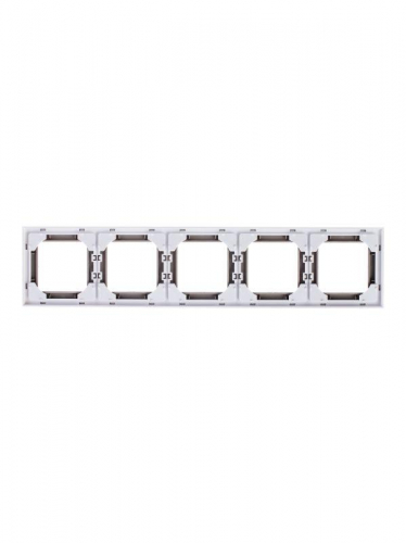 2CHH015050A6018 Рамка Levit 5п кофе макиато/бел. ABB  фото 4