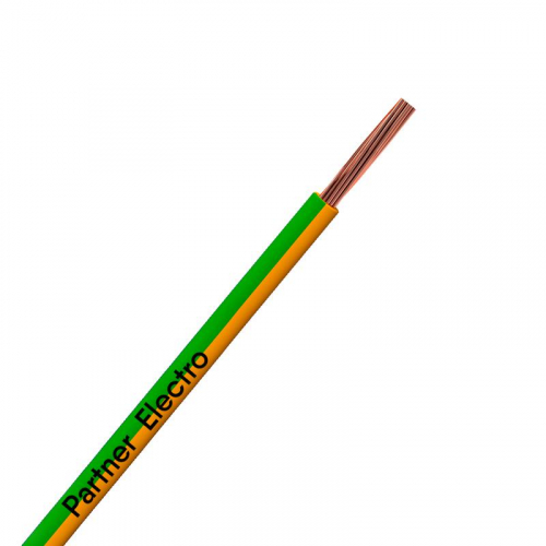 ЦБ-00020023 Провод ПуГВнг(А)-LS 1х1 450/750В Ж/З (уп.100м) ПАРТНЕР ЭЛЕКТРО 