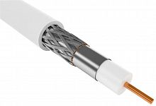 CC3-R6F1-111-100-G Кабель коаксиальный RG6 75Ом FPE PVC медный бел. (100м) GENERICA 