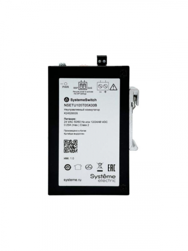 NSETU105T05X00B Коммутатор неуправляемый промышленный Ethernet 5х10/100BaseT SE  фото 2