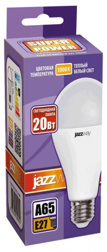 5009455A Лампа светодиодная PLED-SP 20Вт A60 3000К E27 JazzWay  фото 2