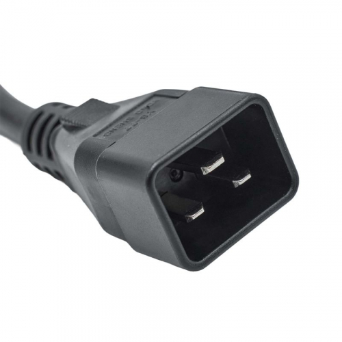 R5V12CBOPCDC19 Блок распределения питания 12-м 16А IEC 60320 C19 для 19дюйм шкафов вертикал. с 1п авт. выкл. с индикатором сети DKC  фото 7