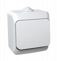 BA10-041B Выключатель 1-кл. ОП Этюд 10А IP44 10AX бел. SE 
