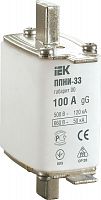DPP10-100 Вставка плавкая ППНИ-33 100А габарит 00 IEK 