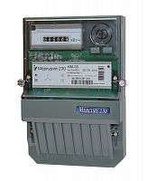 00000032429 Счетчик Меркурий 230 AM-03 3ф 5-7.5А класс точн. 0.5S 1 тариф. импульс. вых. на панель мех. ОУ Инкотекс 