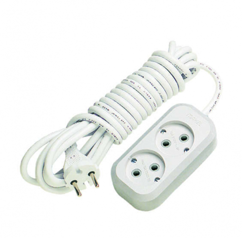 MGP104 Удлинитель 2х5м без заземл. 10А IP20 Makel 