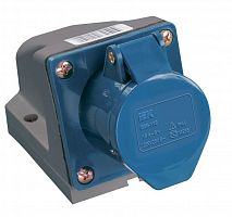 PSR11-032-3 Розетка ОП 32А 220В 2P+PЕ ССИ-123 IP44 IEK 