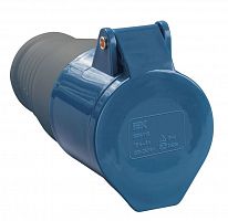 PSR21-032-3 Розетка кабельная 32А 220В 2P+PE ССИ-223 IP44 IEK 