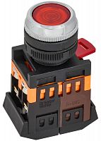 BBT30-ABLFS-K04 Кнопка ABLFS-22 d22мм 1НО+1НЗ 240В неон красн. GENERICA 