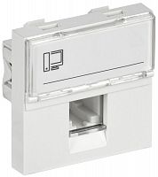 CKK-40D-RI2-K01 Розетка компьютерная 2мод. РКИ-20-00-П RJ45 кат.5E UTP механизм PRIMER IEK 