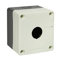 cpb-101-w Корпус КП 101 1 кнопка бел. EKF 