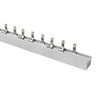 pin-03-100 Шина соединительная PIN 3ф 100А мед. изол. 54мод (дл.1м) EKF 