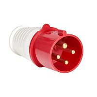 ps-024-32-380 Вилка переносная 024 32А 3P+PE 380В IP44 EKF 