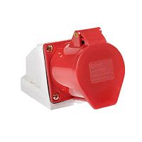 ps-114-16-380 Розетка наружн. уст. 16А 3P+PE IP44 (114) EKF 