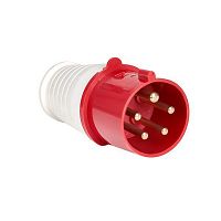 ps-015-16-380 Вилка переносная 015 16А 3P+PE+N 380В IP44 EKF 
