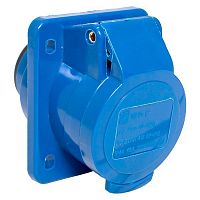 ps-413-16-220 Розетка скрыт. уст. 16А 220В 2P+РЕ IP44 (413) EKF 