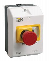 DMS11D-PC55 Оболочка защитная с кноп. "СТОП" IP54 KARAT IEK 
