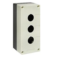 cpb-103-w Корпус КП 103 3 кнопки белый EKF 