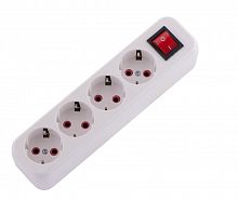 720-0400-402 Колодка удлинителя 4-м с заземл. Lila с выкл. LEZARD 