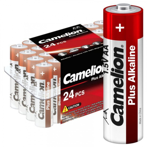 6752 Элемент питания алкалиновый AA/LR6 1.5В Plus Alkaline LR6-PB24 (уп.24шт) Camelion  фото 2