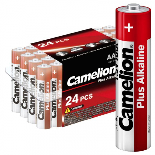 7615 Элемент питания алкалиновый AAA/LR03 1.5В Plus Alkaline LR03-PB24 (уп.24шт) Camelion  фото 2