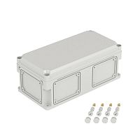 542310 Корпус 400х200х160мм IP67 с непрозр. крышкой 35мм с фланцами пластик. DKC 