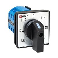 pk-1-64-10 Переключатель кулачковый ПК-1-64 10А для вольтметра EKF 
