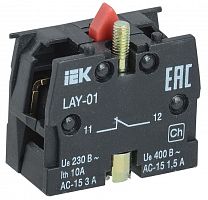 BDK11 Блок контактный 1р для LAY5 KARAT IEK 