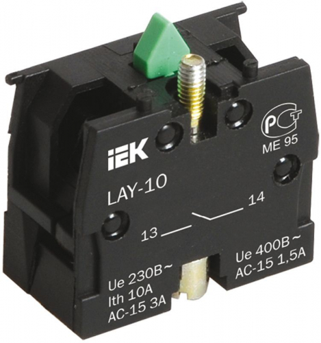 BDK21 Блок контактный 1з для LAY5 KARAT IEK 