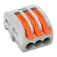 plc-smk-413 Клемма строительно-монтажная СМК 222-413 3-проводная 0.08-2.5кв.мм с рычагом (уп.100шт) PROxima EKF 