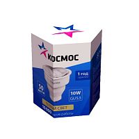 lksm10wGU5.3220v2700 Лампа люминесцентная компакт. 10Вт GU5.3 рефлектор 2700К КОСМОС 