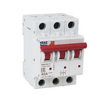 103895 Выключатель нагрузки модульный 3п 40А OptiDin BM63Р УХЛ3 КЭАЗ 