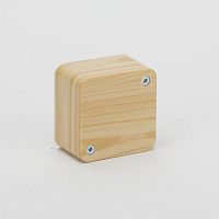 65002-27М Коробка распределительная ОП 55х55х32мм IP40 сосна (светл. основа) Ruvinil 