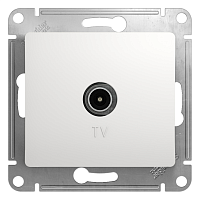 GSL000191 Розетка телевизионная оконечная TV 1-м СП Glossa 1дБ механизм бел. SE 