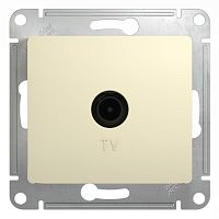 GSL000291 Розетка телевизионная оконечная TV 1-м СП Glossa 1дБ механизм беж. SE 