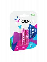 KOCR03NIMH(1100MAH) Аккумулятор AAA/R03 1100мА.ч Ni-MH (блист.2шт) КОСМОС 