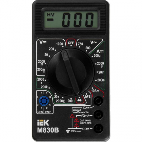TMD-2B-830 Мультиметр цифровой Universal M830B IEK  фото 2