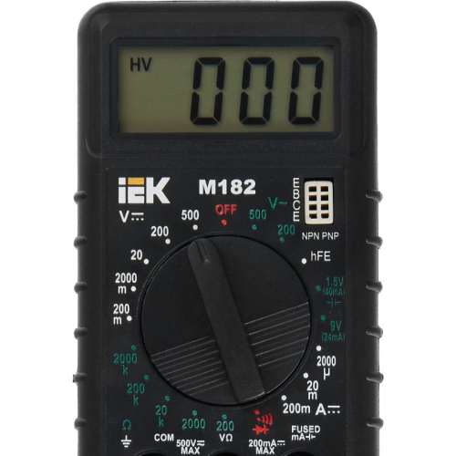 TMD-1S-182 Мультиметр цифровой Compact M182 IEK  фото 8