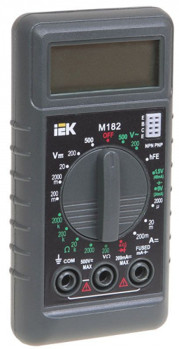TMD-1S-182 Мультиметр цифровой Compact M182 IEK 