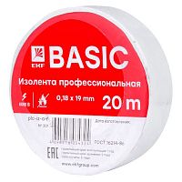 plc-iz-a-w Изолента класс А 0.18х19мм (рул.20м) бел. EKF 