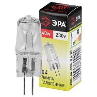 C0039280 Лампа галогенная G4-JCD-40W-230V-Cl 40Вт G4 230В Эра 