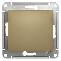 GSL000411 Выключатель 1-кл. СП Glossa 10А IP20 (сх. 1) 10AX механизм титан SE 
