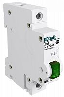 18004DEK Лампа сигнальная ЛС-101 на DIN-рейку 1p зел. LED DEKraft 