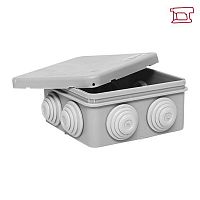 plc-kmr-030-031 Коробка распределительная КМР-030-031 85х85х40 IP55 с крышкой для прямого монтажа 8 мембранных вводов сер. EKF 