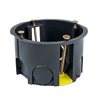 plc-kmp-020-011 Коробка установочная КМП-020-011 для полых стен 71х45 полипропилен пласт. лапки IP30 черн. EKF 