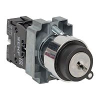 xb2-bg21 Переключатель BG21 2P с замком (не возврат.) NO EKF 
