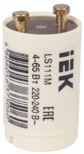 LLD111-LS-65 Стартер LS111M 4-65Вт 220-240В IEK 