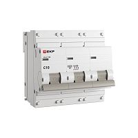mcb47100-3-10C-pro Выключатель автоматический модульный 3п C 10А 10кА ВА 47-100 PROxima EKF 