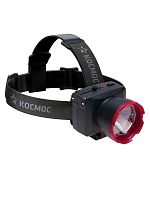 KOCAccuH1WLED Фонарь аккумуляторный налобный H1W LED 1Вт 2 режима аккум. 0.5А.ч ЗУ 220В КОСМОС 